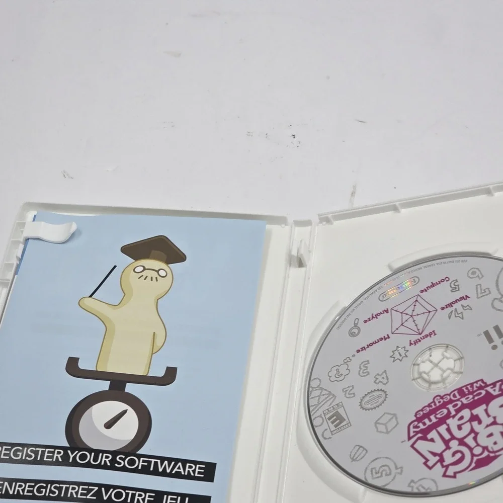 Big Brain Academy Wii Degree Nintendo Wii Game Complete CIB Tested Disc Manual